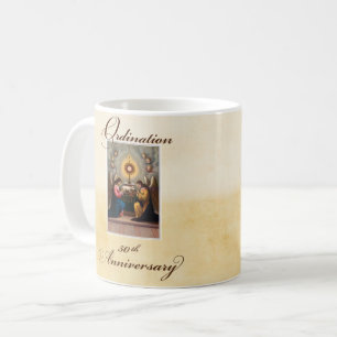 Taza De Café Ángeles del 50° aniversario de la ordenación en el