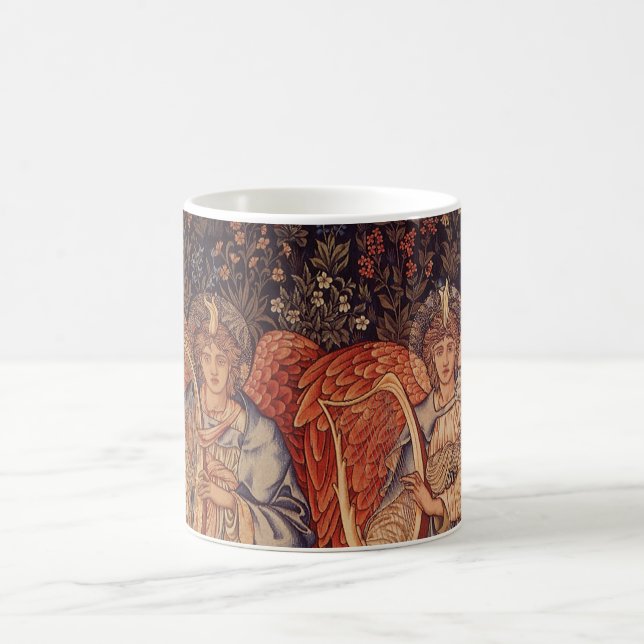 Taza De Café Angeli Laudantes de Sir Edward Coley Burne Jones (Centro)