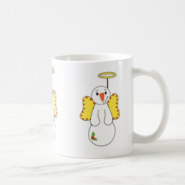Taza De Café Angelic Snow Angels (Derecha)