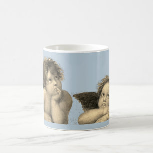 Taza De Café Angels ángel Raffael - Madonna Sixtina Raphael -