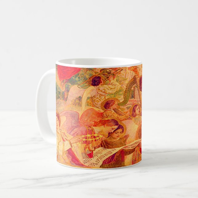 Taza De Café Angels musicales Coffee Mug (Anverso izquierdo)