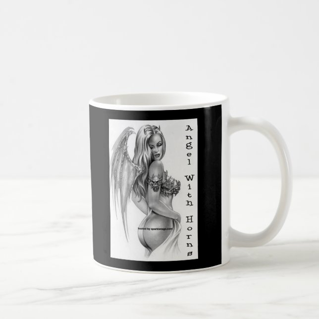 Taza De Café angelwithhornsbnwflash (Derecha)