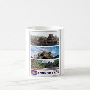 Taza De Café Angkor Thom - Camboya - Mosaico -