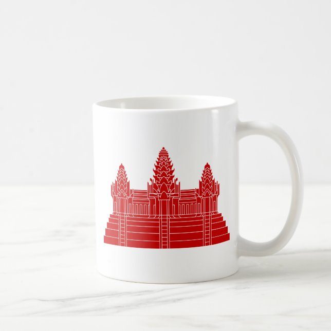 Taza De Café Angkor Wat Ver.2.0. Templo Khmer (Derecha)