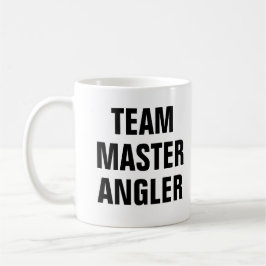 Taza De Café Angler maestro de equipo