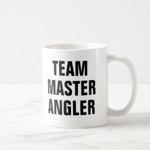 Taza De Café Angler maestro de equipo