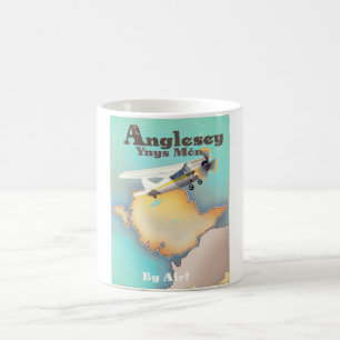 Taza De Café Anglesea, cartel de viaje estilo vintage