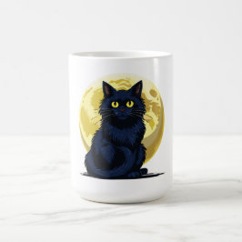Taza De Café Angry black cat