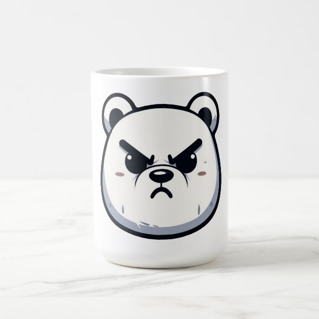 Taza De Café Angry Polar Bear Design (Centro)