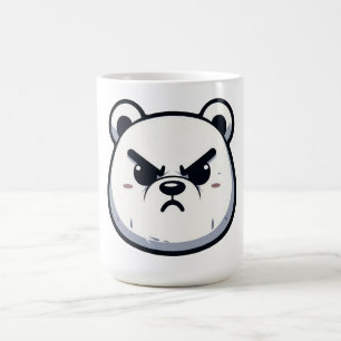 Taza De Café Angry Polar Bear Design