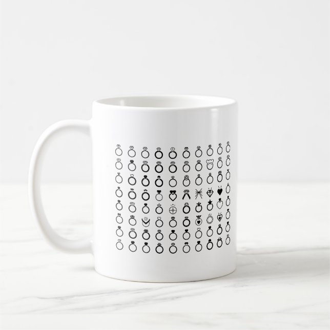 Taza De Café Anillo boda (Izquierda)