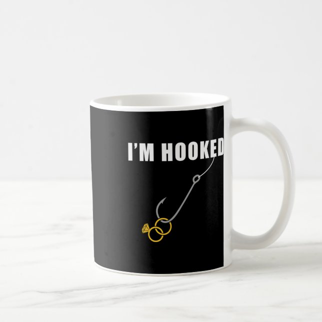 Taza De Café Anillo de Compromiso Estoy Enganchado Propuesta de (Derecha)