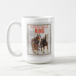 Taza De Café Anillo de las campanas de Sleigh