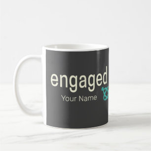 Taza De Café Anillos de Compromiso Parejas Despedida de Soltero