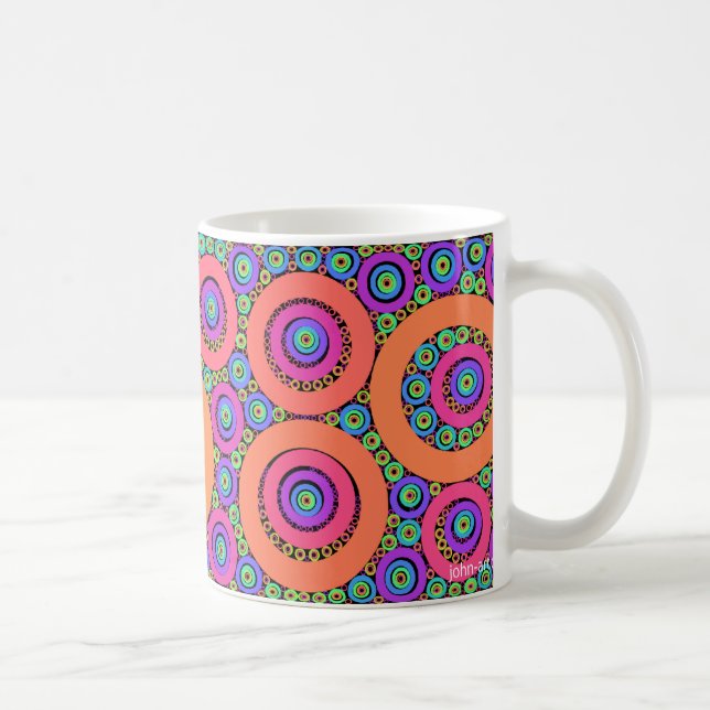 Taza De Café anillos del fractal (Derecha)