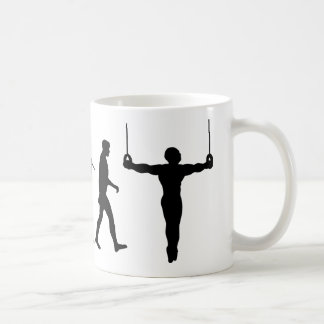 Taza De Café Anillos gimnásticos del gimnasta