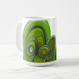Taza De Café Anillos verdes