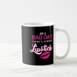 Taza De Café Animación de Lip Stick Make Up Women