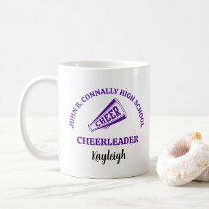 Taza De Café Animadora de Escuela Secundaria Personalizada Mora