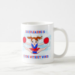 Taza De Café Animadora estadounidense entusiasta