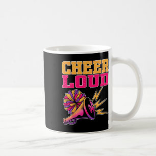 Taza De Café Animadora Grita Fuerte Divertida Porristas
