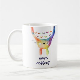 Taza De Café Animal caprichoso del arco iris