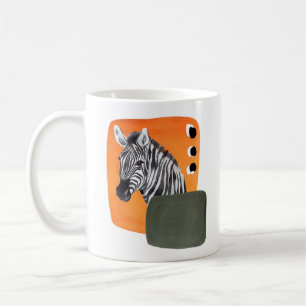 Taza De Café Animal cebra africana