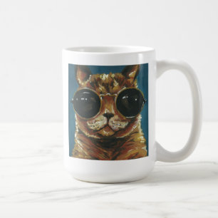 Taza De Café Animal de Dapper  Gatitos En Lentes De Sol