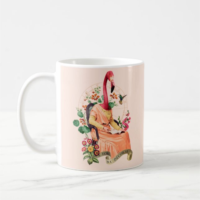 TAZA DE CAFÉ ANIMAL DE FLAMINGO FANCY (Izquierda)