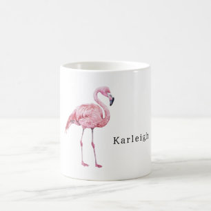 Taza De Café Animal de safari flamenco rosa