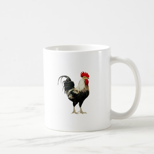 Taza De Café Animal del personalizar del pollo del gallo del (Derecha)