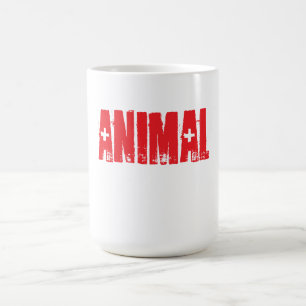 Taza De Café Animal - Gimnasio Fitness Culturismo