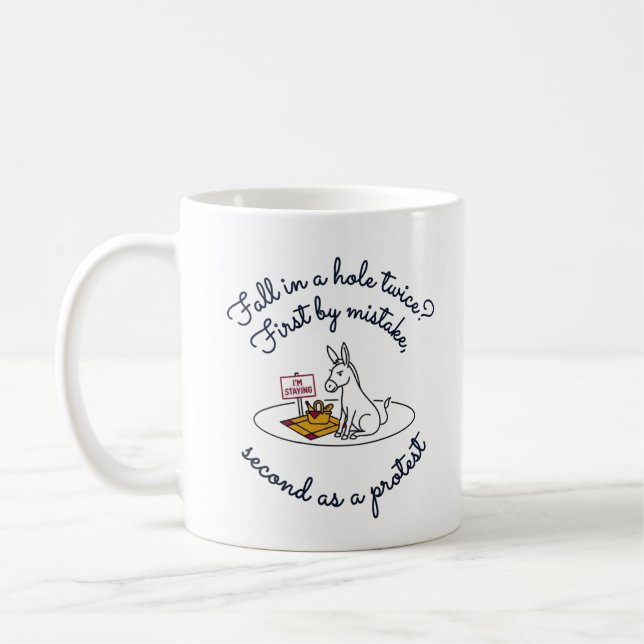 Taza De Café Animal Terco y Sarcástico (Izquierda)