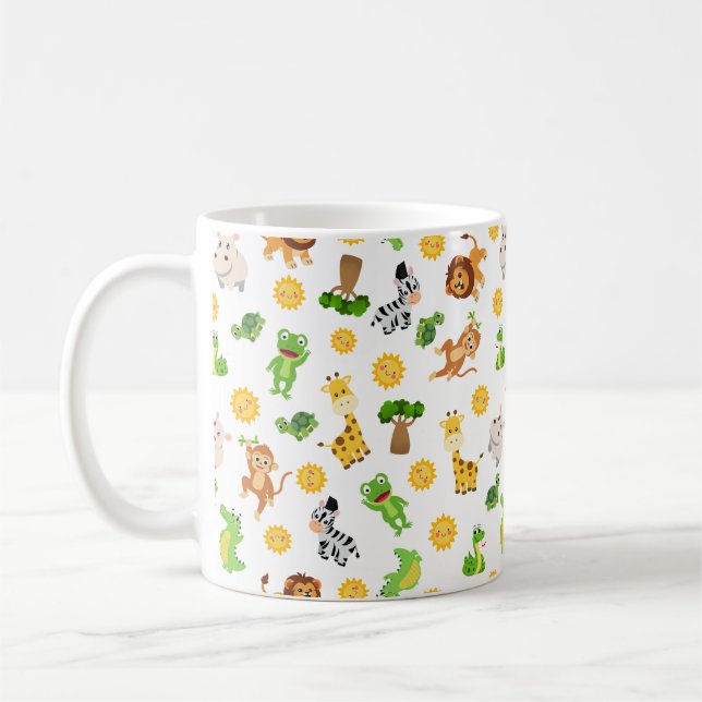Taza De Café Animales africanos (Izquierda)