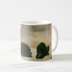 Taza De Café Animales Antiguos, Osos Grizzly por Albert Biersta