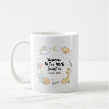 Taza De Café Animales Bienvenidos Al Mundo