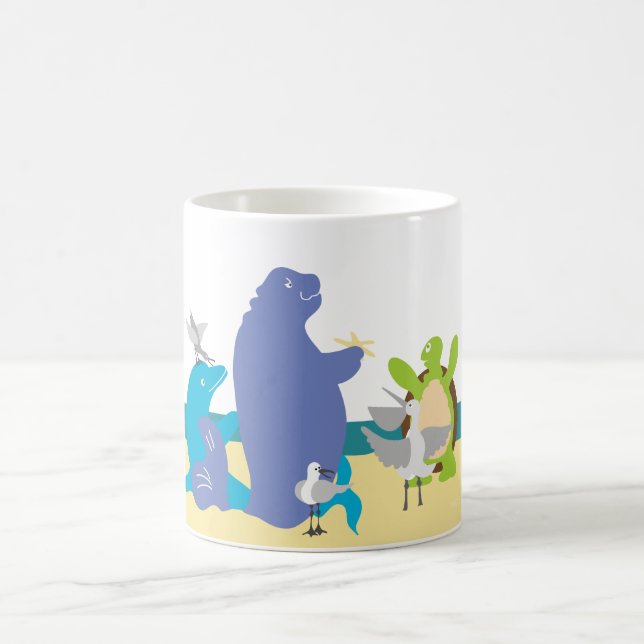 Taza De Café Animales caprichosos del mar (Centro)