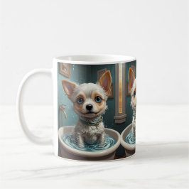 Taza De Café Animales compañeros de baño en una bañera
