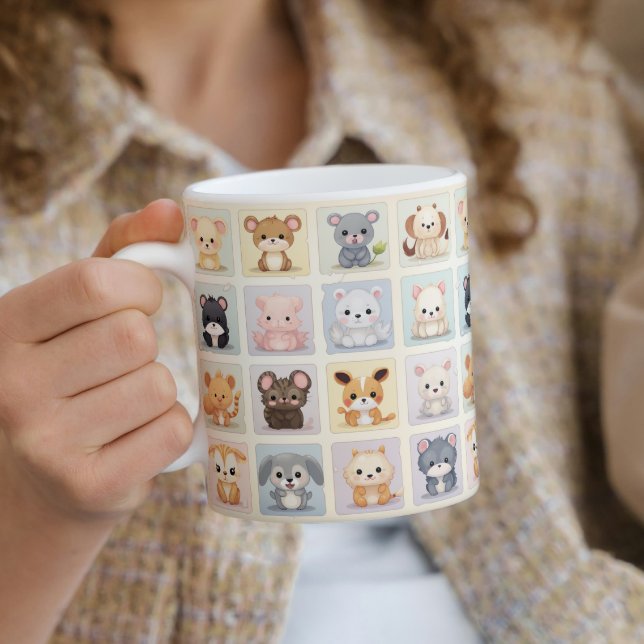 Taza De Café Animales Cute 3 Café Mug (Subido por el creador)