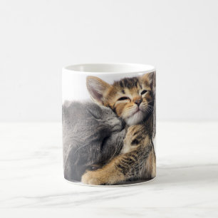 Taza De Café Animales de bebé más afectados Abrazo de gatitos