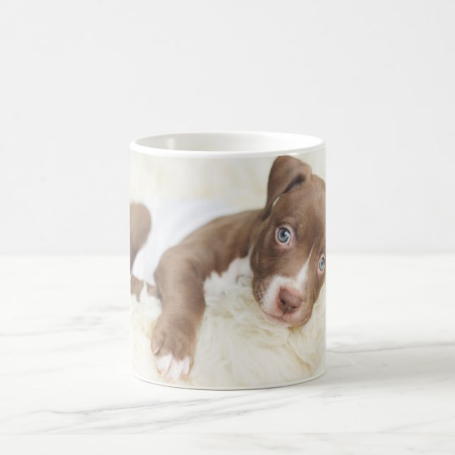 Taza De Café Animales de bebé más afectados | Cachorro de cigal (Centro)