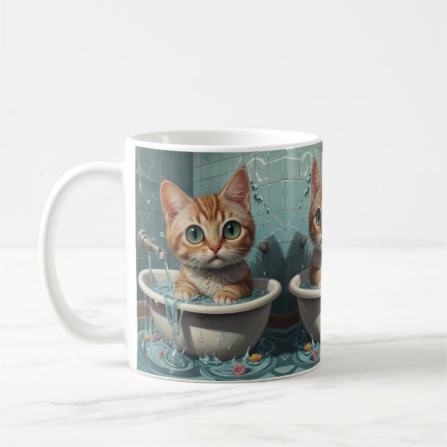 Taza De Café Animales de Buddies en tiempo de baño (Izquierda)