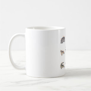 Taza De Café Animales de Cute África Delight � Cute Animal Art