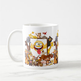 Taza De Café Animales de dibujos animados divertidos