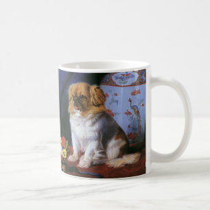 Taza De Café Animales de época, perro cachorro de juguete pekin