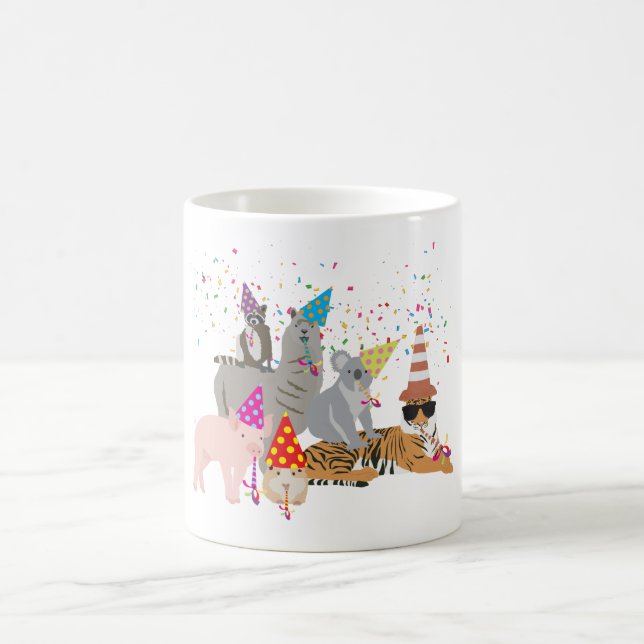 Taza De Café Animales de fiesta - Animales aburridos que tienen (Centro)