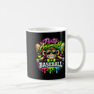 Taza De Café Animales de fiesta béisbol helado goteo mono diver