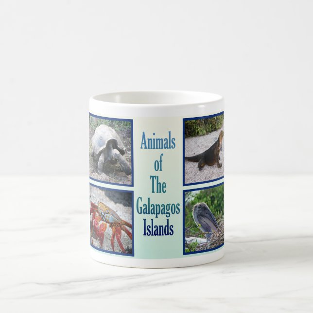 Taza De Café Animales de las islas de las Islas Galápagos (Centro)