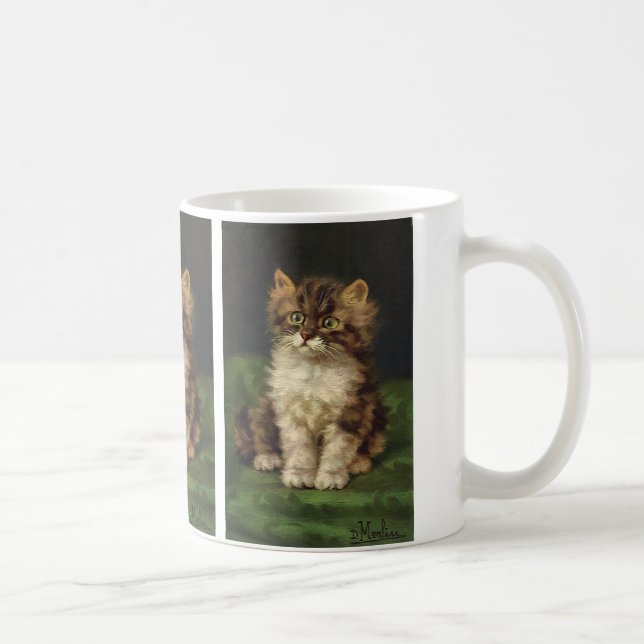 Taza De Café Animales de Mascota de la cosecha, gatito de gatos (Derecha)