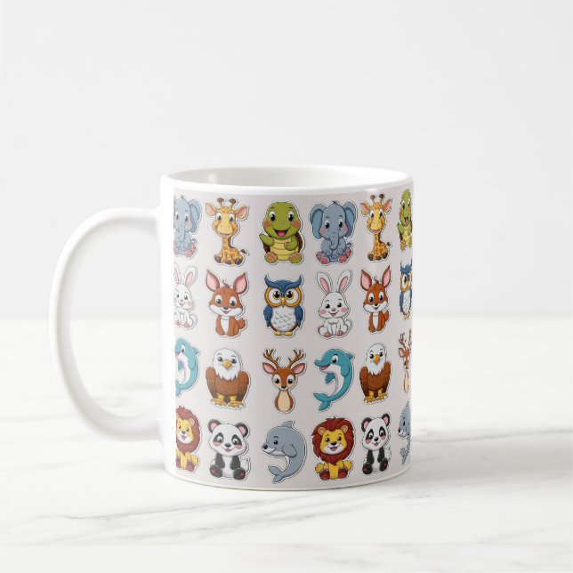 Taza De Café Animales de Tumblr - Mug Tumblr (Izquierda)